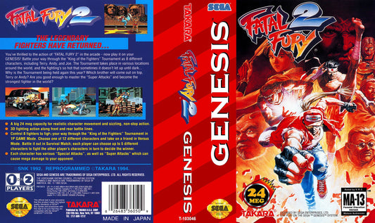 Fatal Fury 2 Cover Art - WOI Solutions