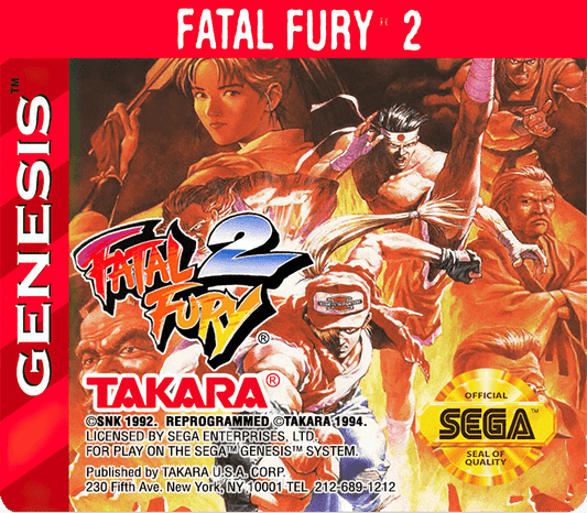 Fatal Fury 2 Cover Art - WOI Solutions