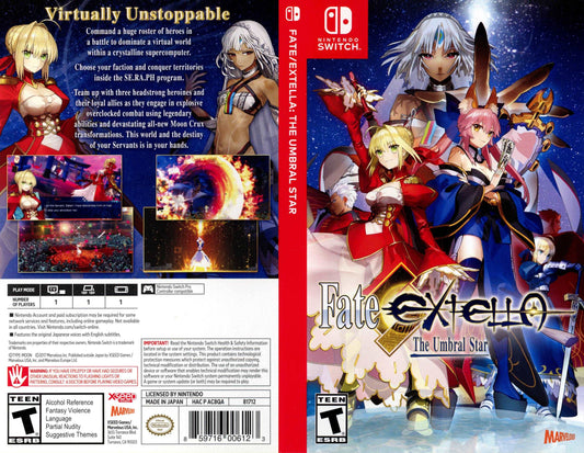 Fate Extelle The Umbral Star