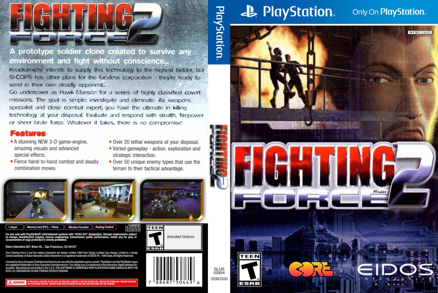 Fighting Force 2 Cover Art - WOI Solutions