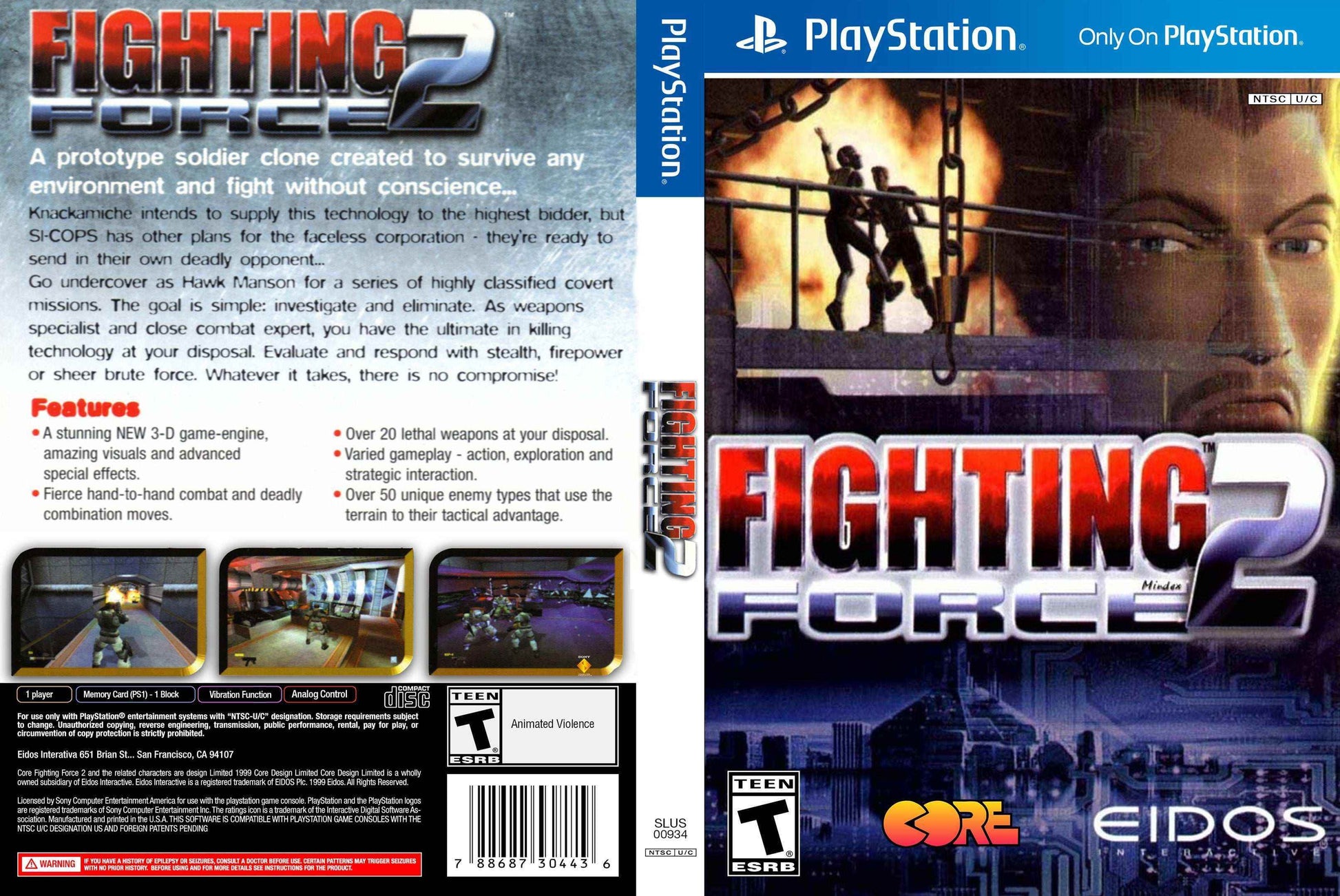 Fighting Force 2 Cover Art - WOI Solutions