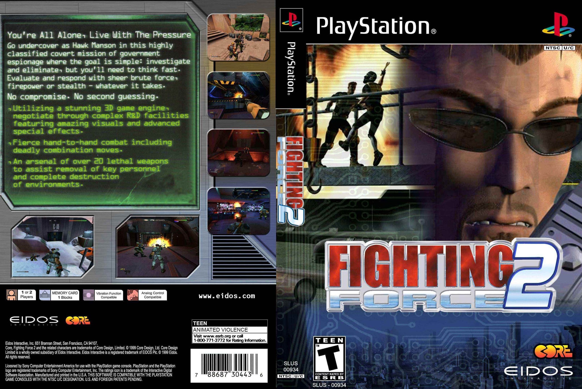 Fighting Force 2 Cover Art - WOI Solutions