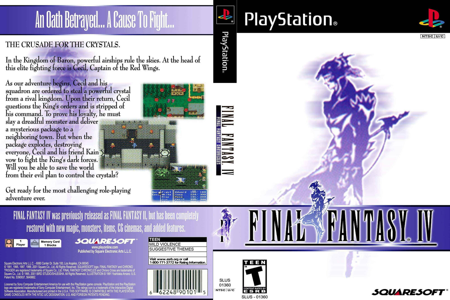 Final Fantasy IV Cover Art - WOI Solutions