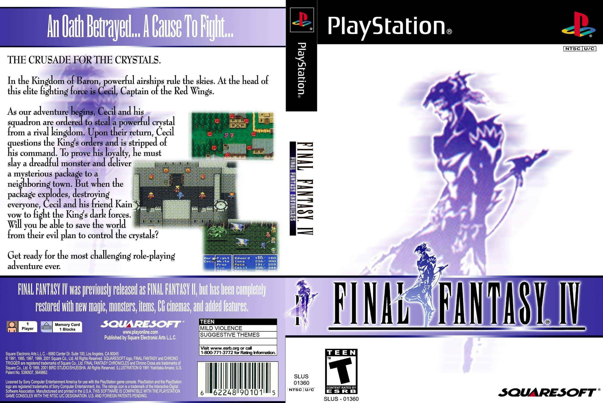 Final Fantasy IV Cover Art - WOI Solutions