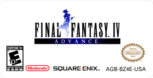 Final Fantasy IV Advance Cover Art - WOI Solutions