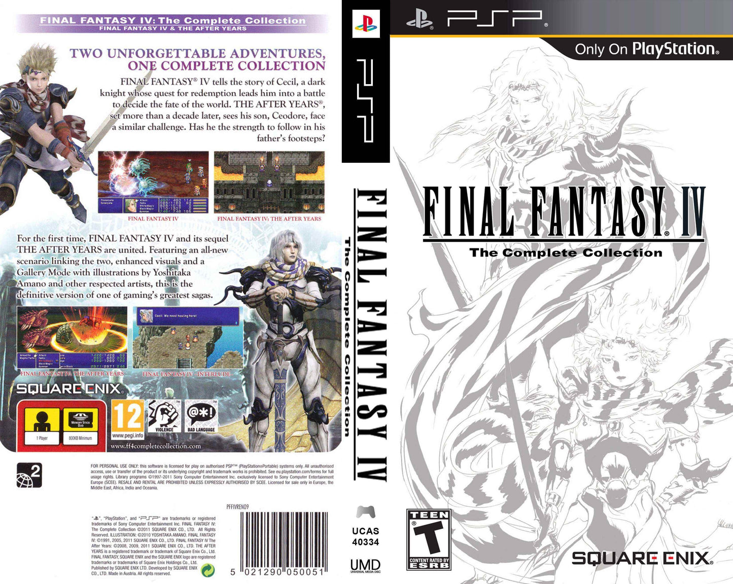 Final Fantasy IV Complete Cover Art - WOI Solutions
