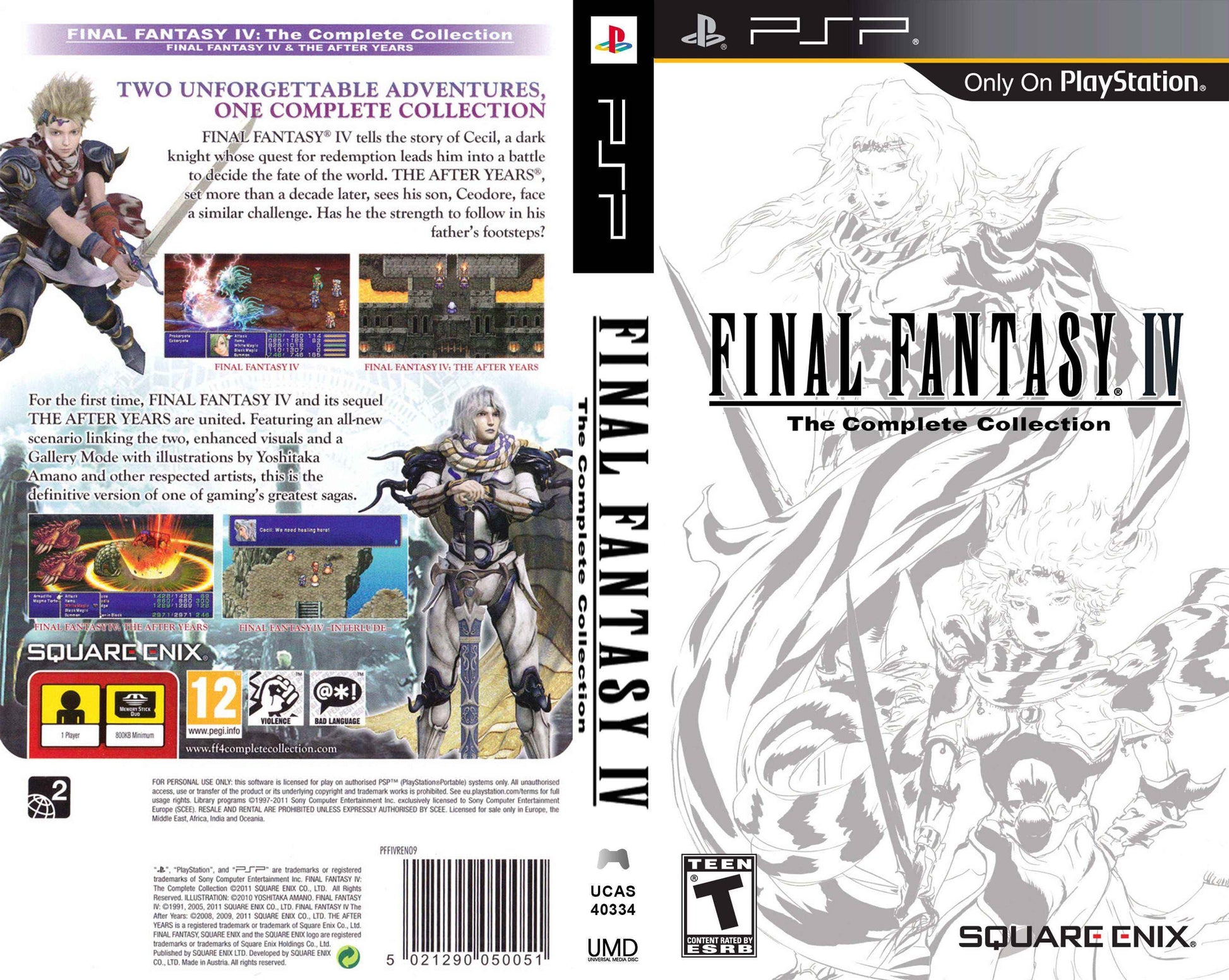 Final Fantasy IV Complete Cover Art - WOI Solutions