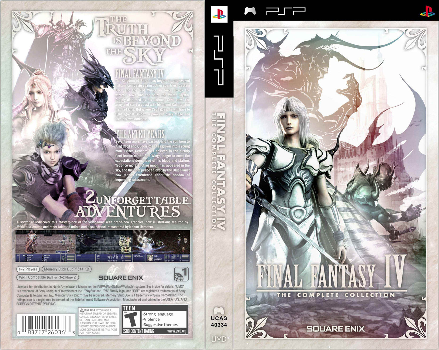 Final Fantasy IV Complete Cover Art - WOI Solutions