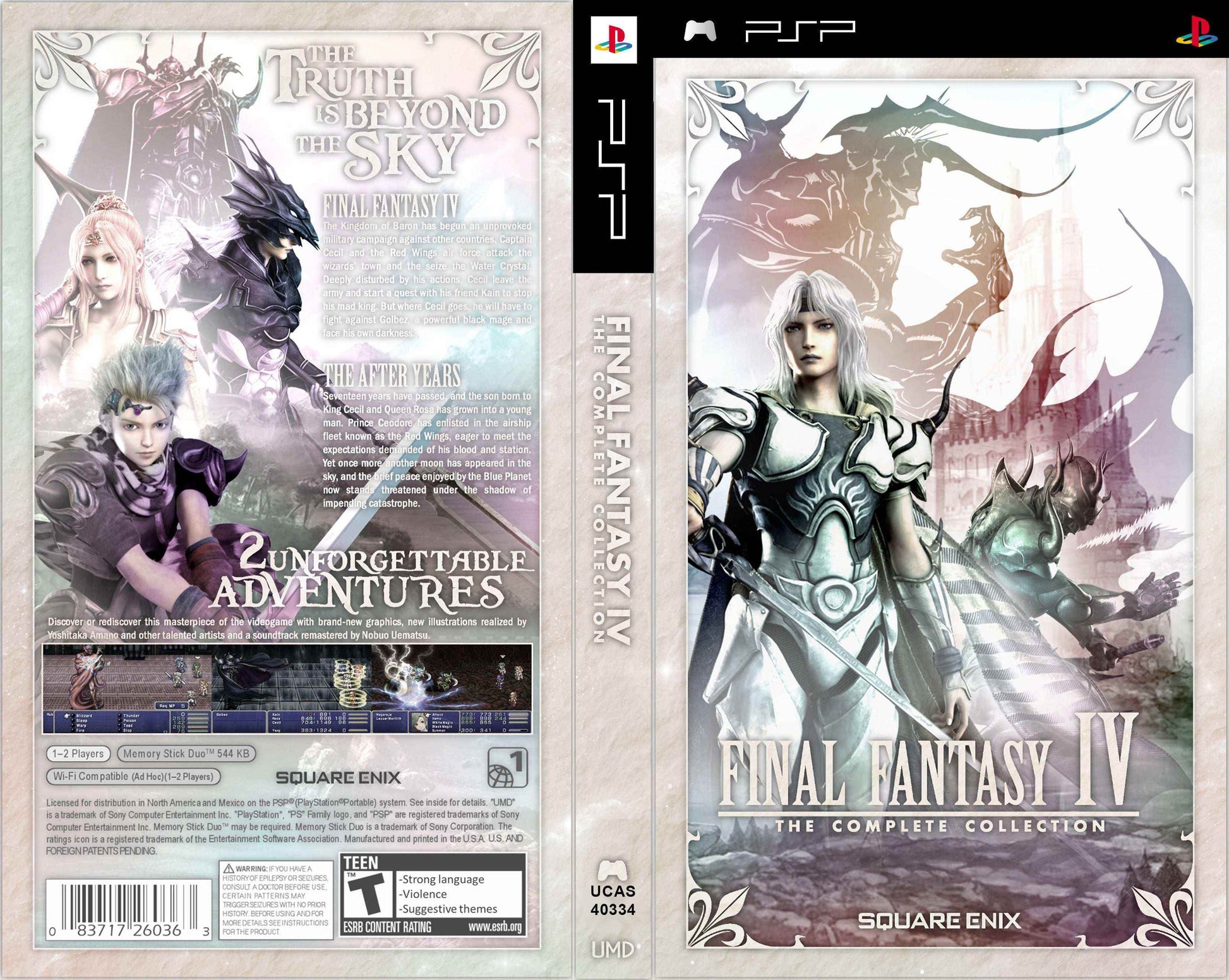 Final Fantasy IV Complete Cover Art - WOI Solutions