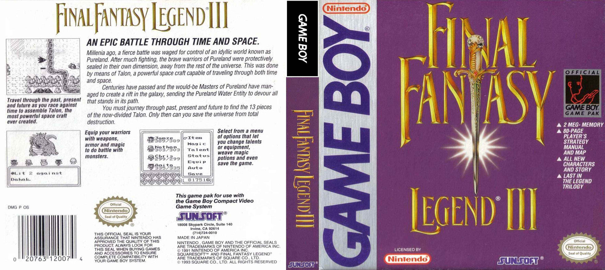 Final Fantasy Legend 3 Cover Art - WOI Solutions