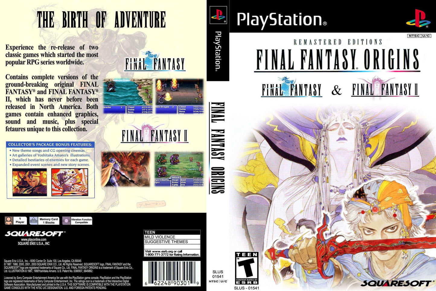 Final Fantasy Origins Cover Art - WOI Solutions