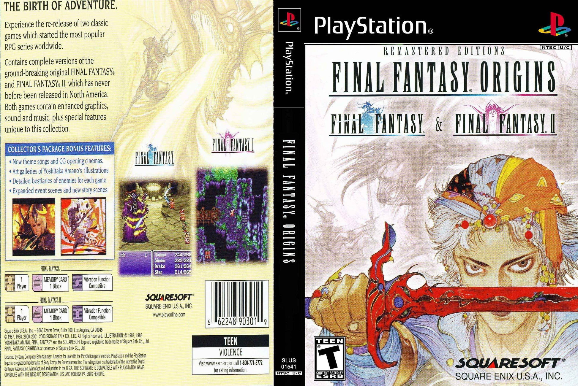 Final Fantasy Origins Cover Art - WOI Solutions