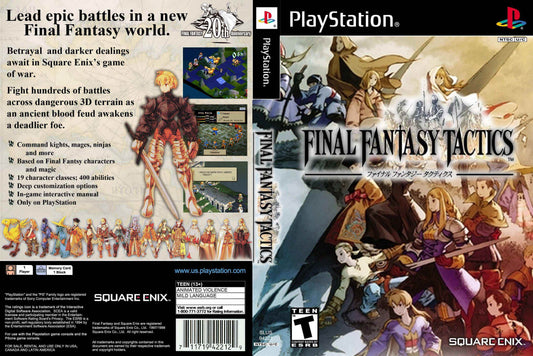 Final Fantasy Tactics Cover Art - WOI Solutions