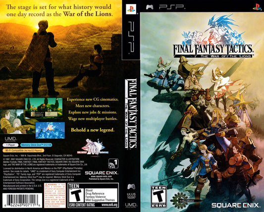 Final Fantasy Tactics The War of the Lions