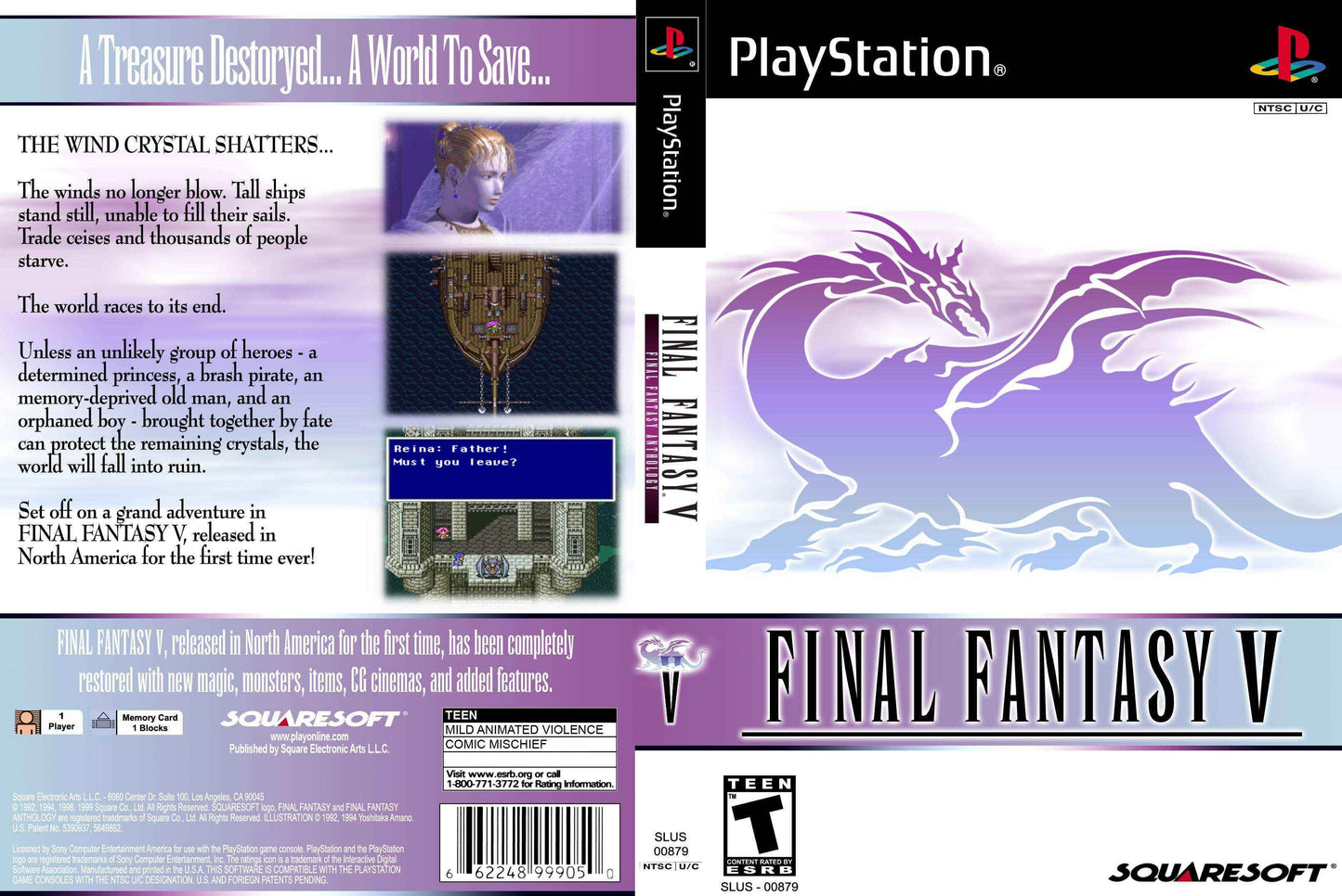 Final Fantasy V Cover Art - WOI Solutions