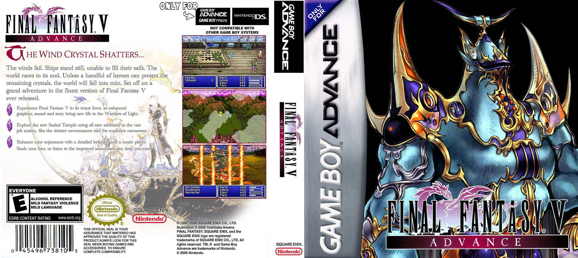 Final Fantasy V Advance Cover Art - WOI Solutions
