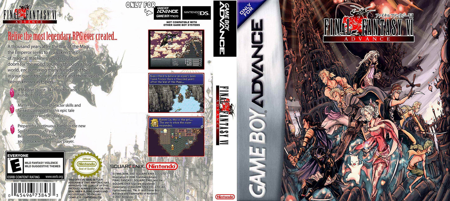 Final Fantasy VI Advance Cover Art - WOI Solutions