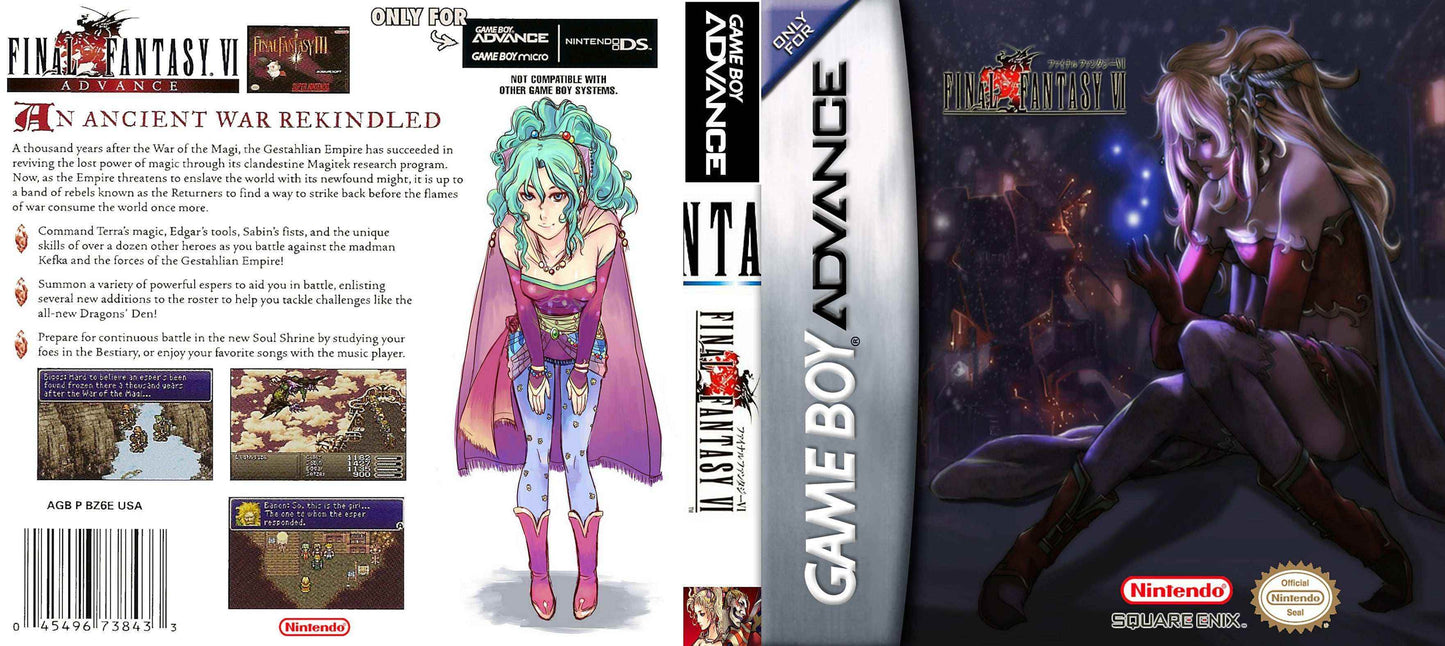 Final Fantasy VI Advance Cover Art - WOI Solutions