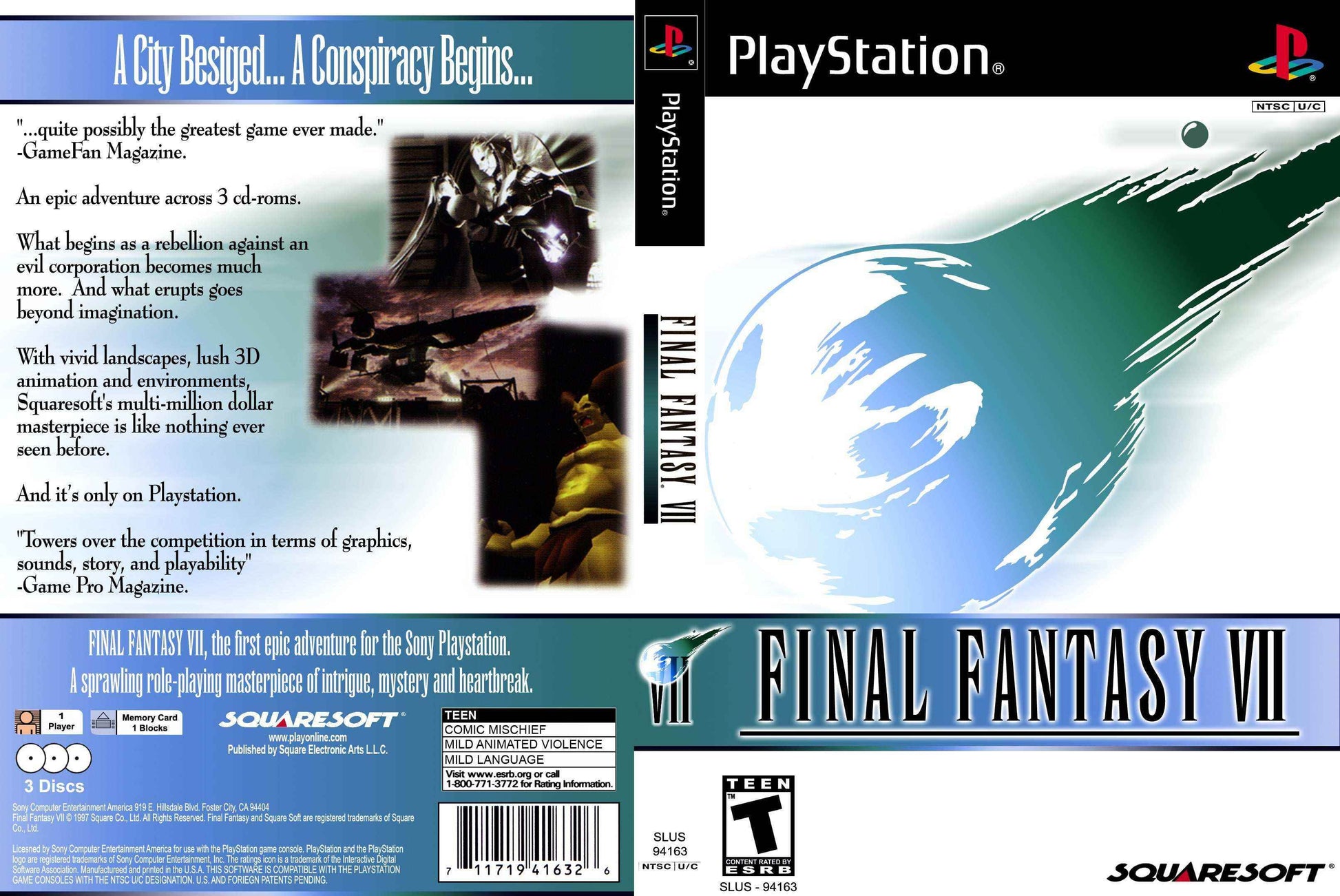 Final Fantasy VII Cover Art - WOI Solutions