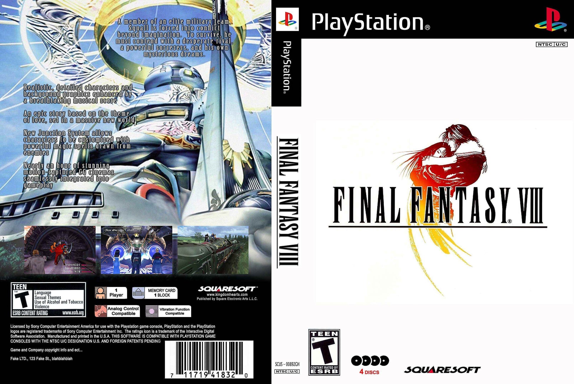 Final Fantasy VIII Cover Art - WOI Solutions