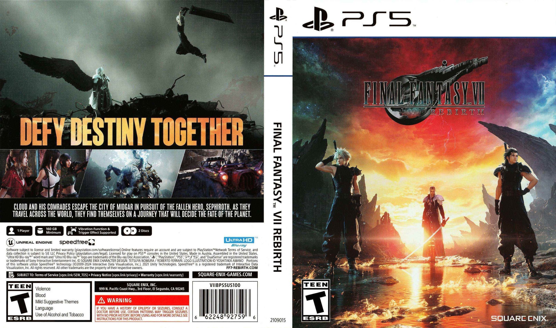 Final Fantasy VII Rebirth Cover Art - WOI Solutions