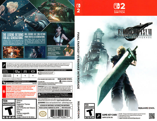 Final Fantasy VII Remake Intergrade