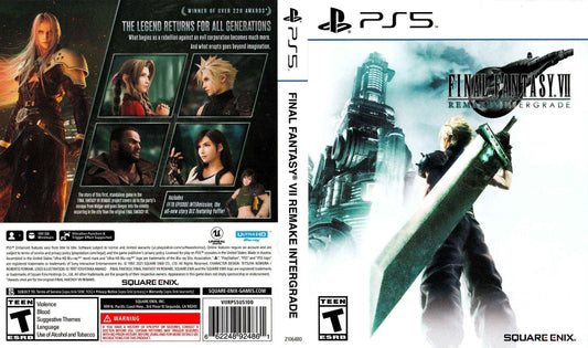 Final Fantasy VII Remake Intergrade Cover Art - WOI Solutions