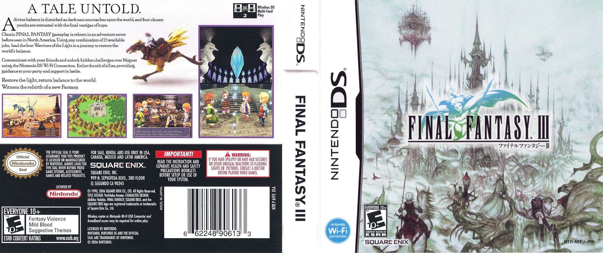 Final Fantasy III Cover Art - WOI Solutions