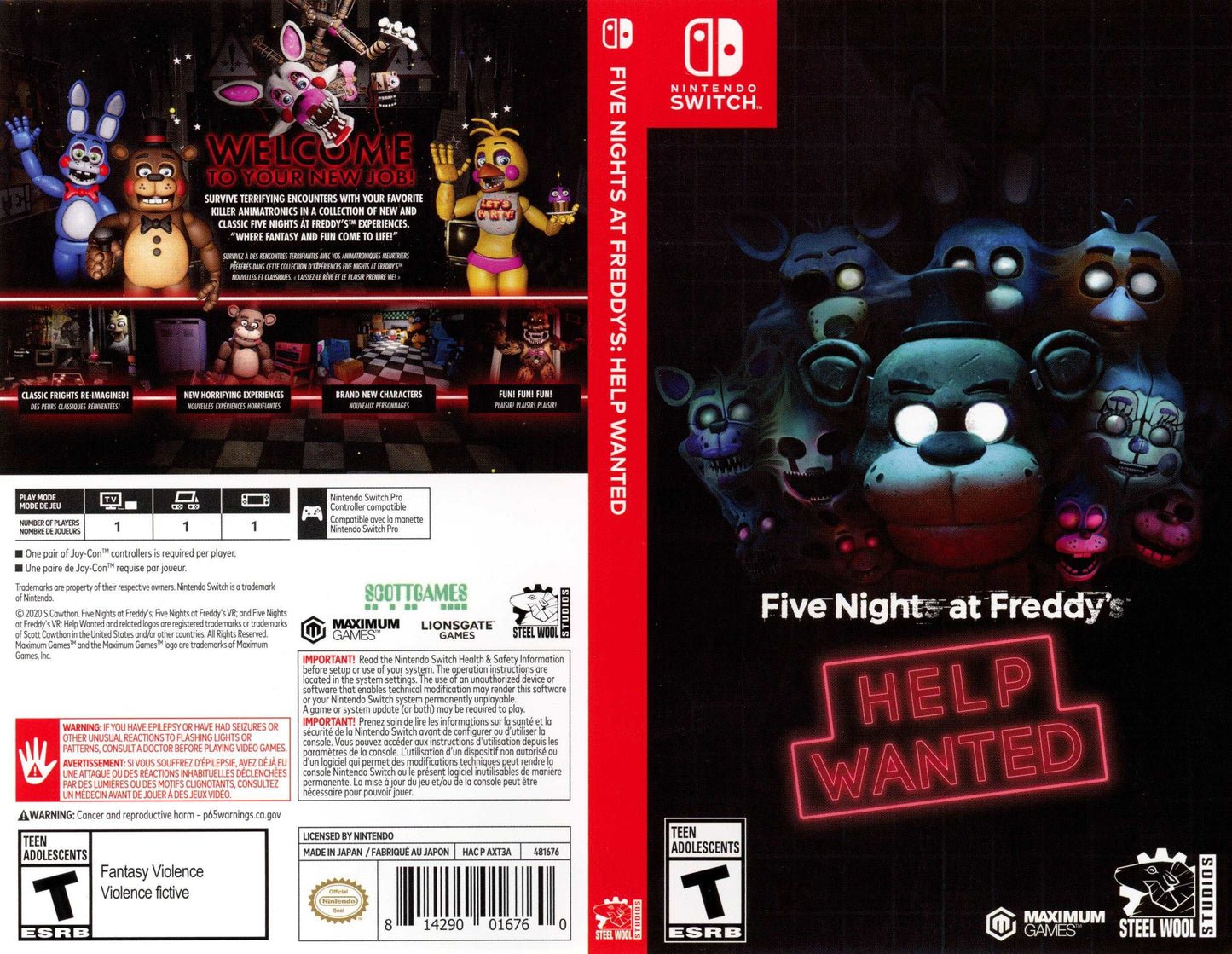 Five Nights at Freddy's Help Wanted