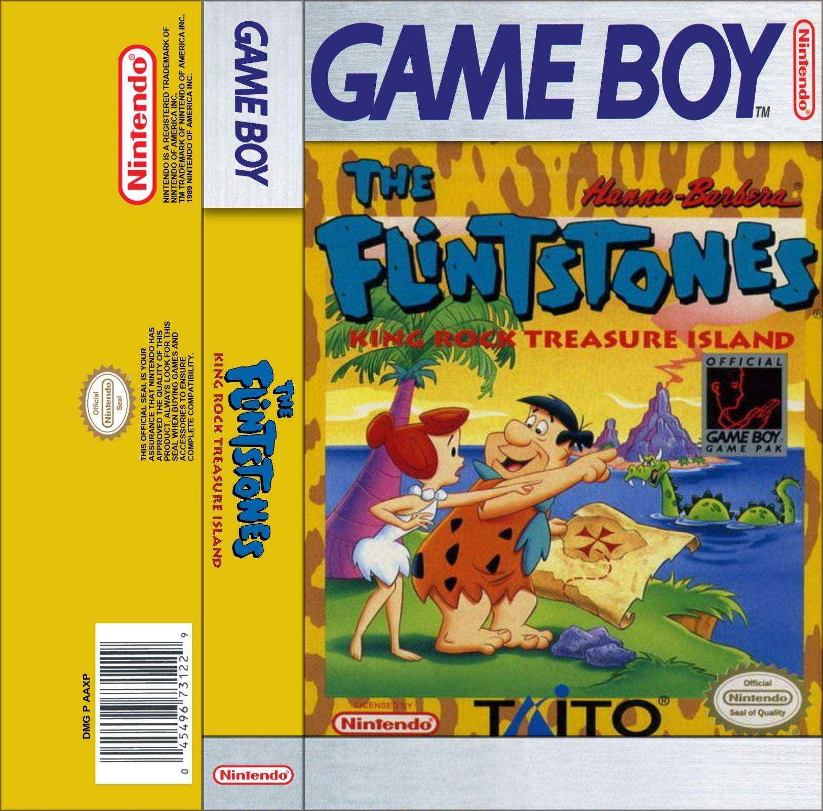 Flintstones King Rock Treasure Island Cover Art - WOI Solutions