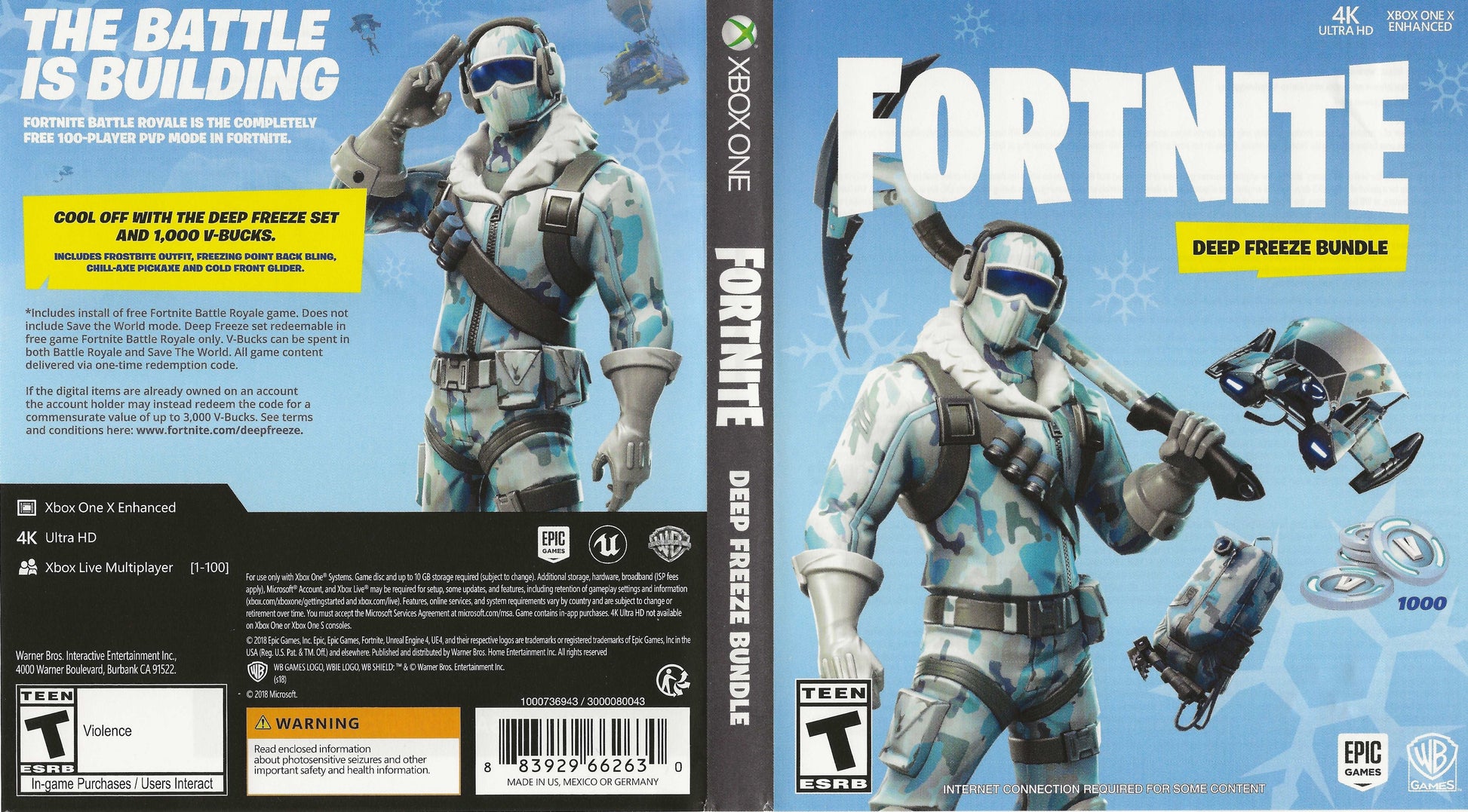 Fortnite Deep Freeze Bundle