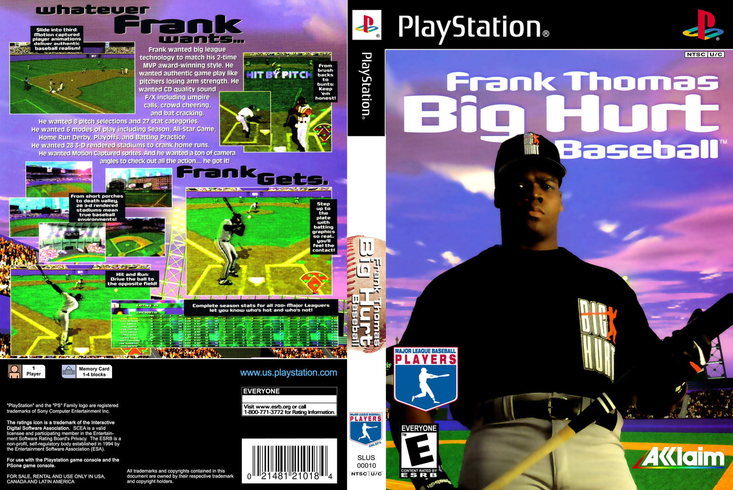 Frank Thomas Big Hurt Baseball