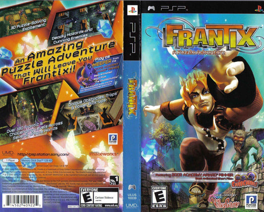 Frantix A Puzzle Adventure Cover Art - WOI Solutions