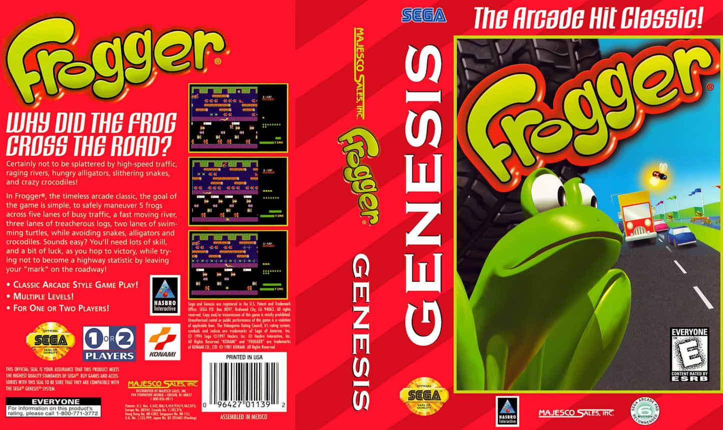 Frogger Cover Art - WOI Solutions