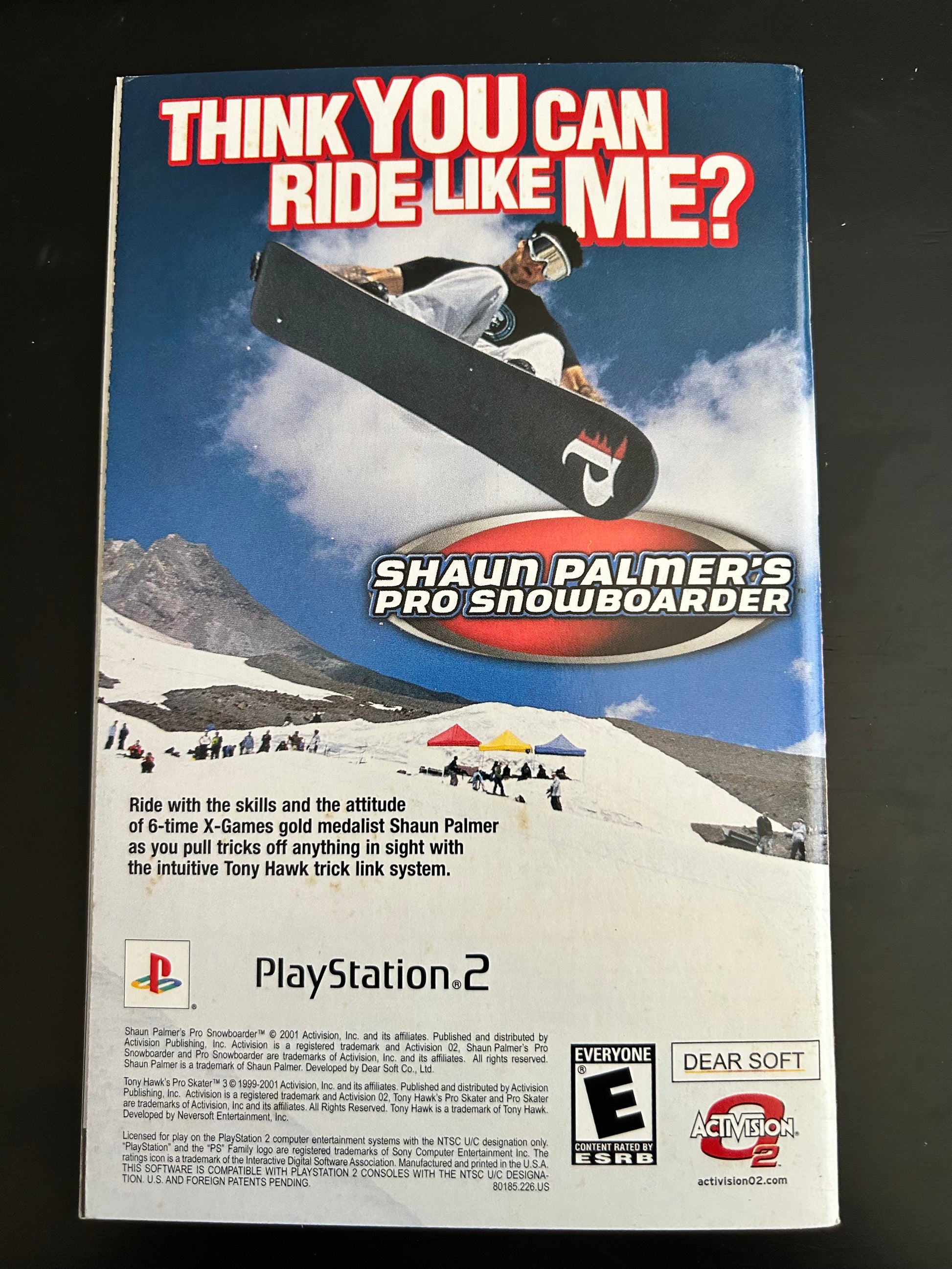 Tony Hawk’s Pro Skater 3 for PS2 Manual Only Cover Art - WOI Solutions