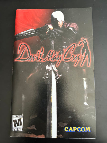 Devil May Cry for PS2 Manual Only Cover Art - WOI Solutions