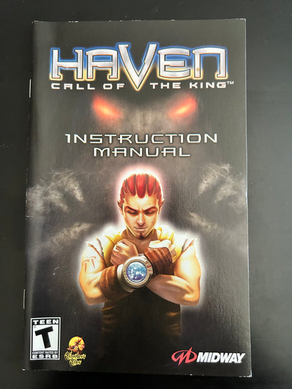 Haven Call of the King for PS2 Manual Only Cover Art - WOI Solutions