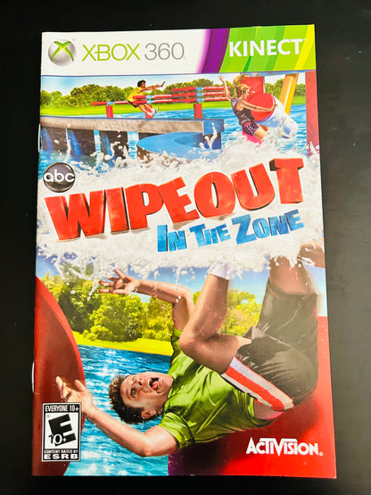 Wipeout in the Zone for Xbox 360 Manual Only Cover Art - WOI Solutions