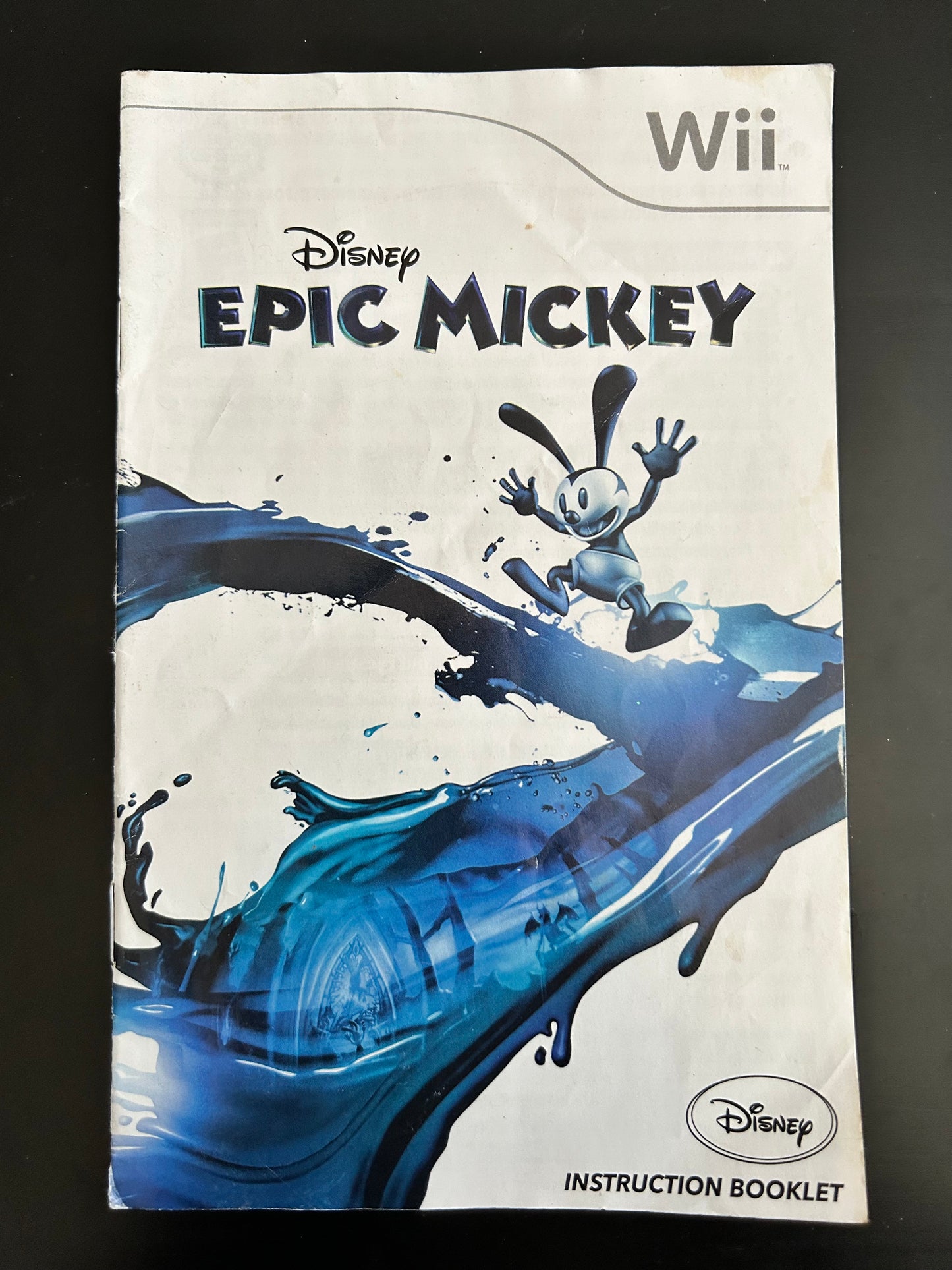 Epic Mickey for Nintendo Wii Manual Only Cover Art - WOI Solutions