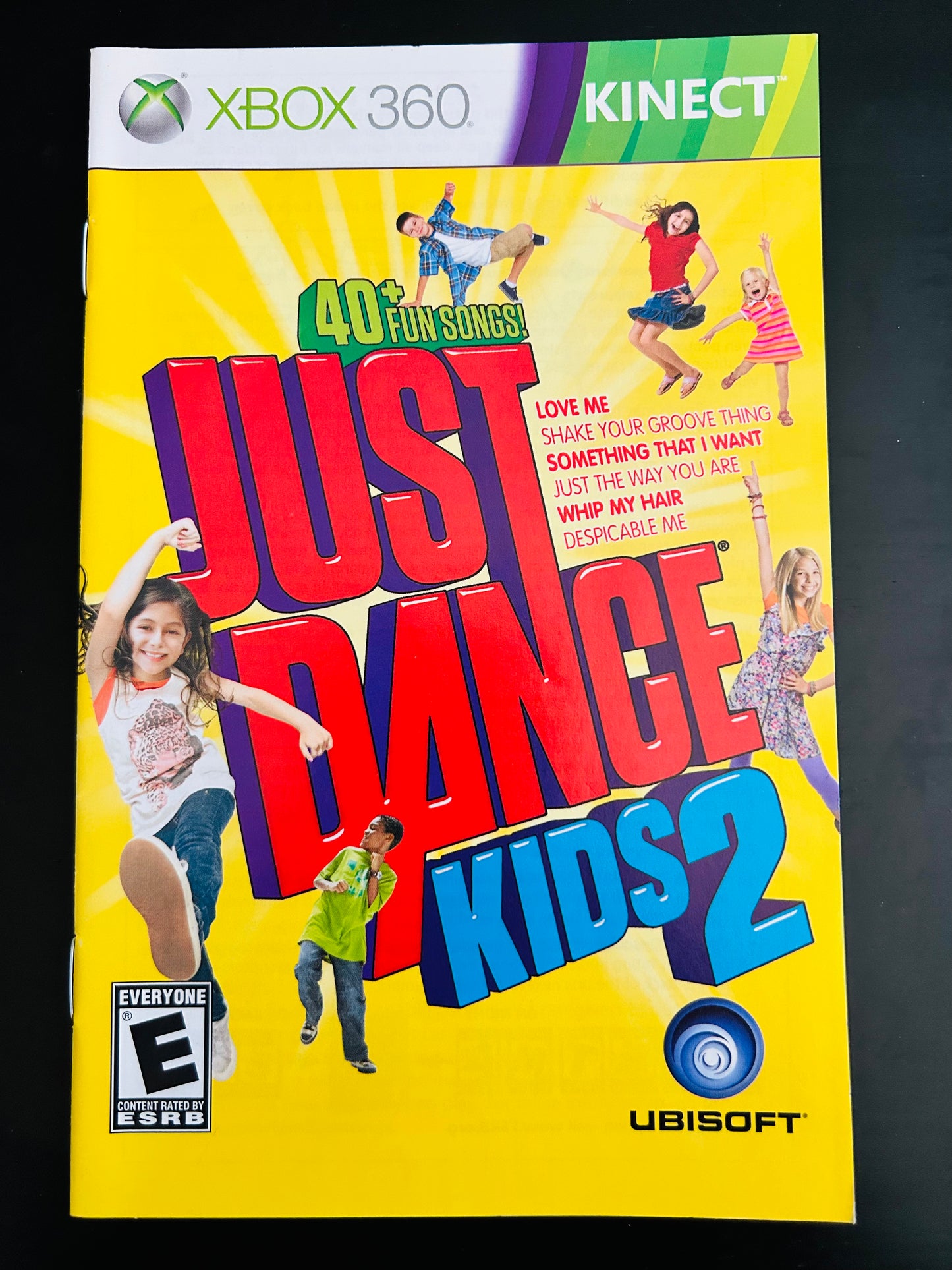 Just Dance Kids 2 for Xbox 360 Manual Only Cover Art - WOI Solutions