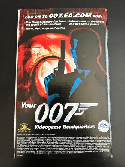 007 Agent Under Fire for PS2 Manual Only Cover Art - WOI Solutions