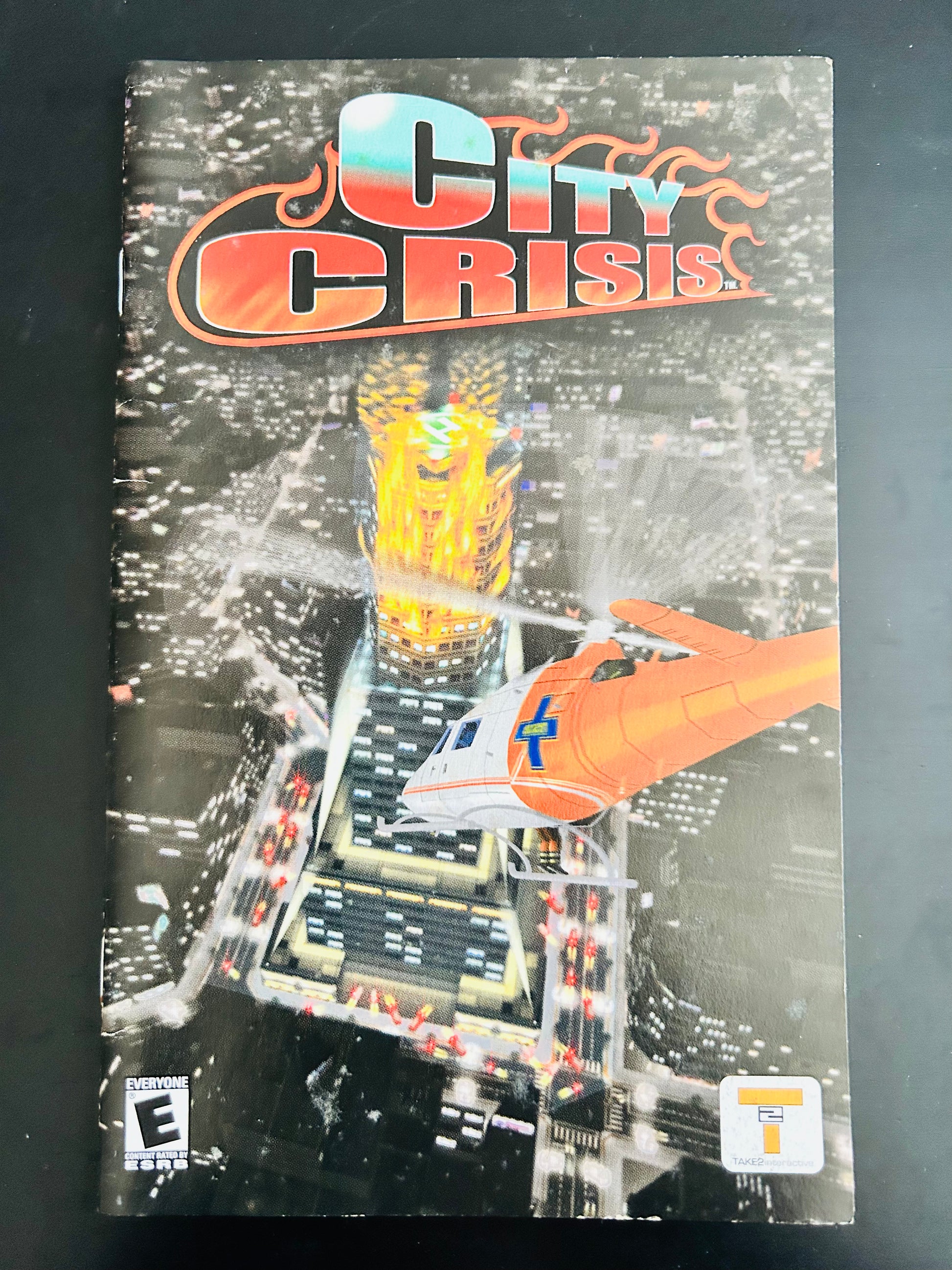 City Crisis for PS2 Manual Only Cover Art - WOI Solutions