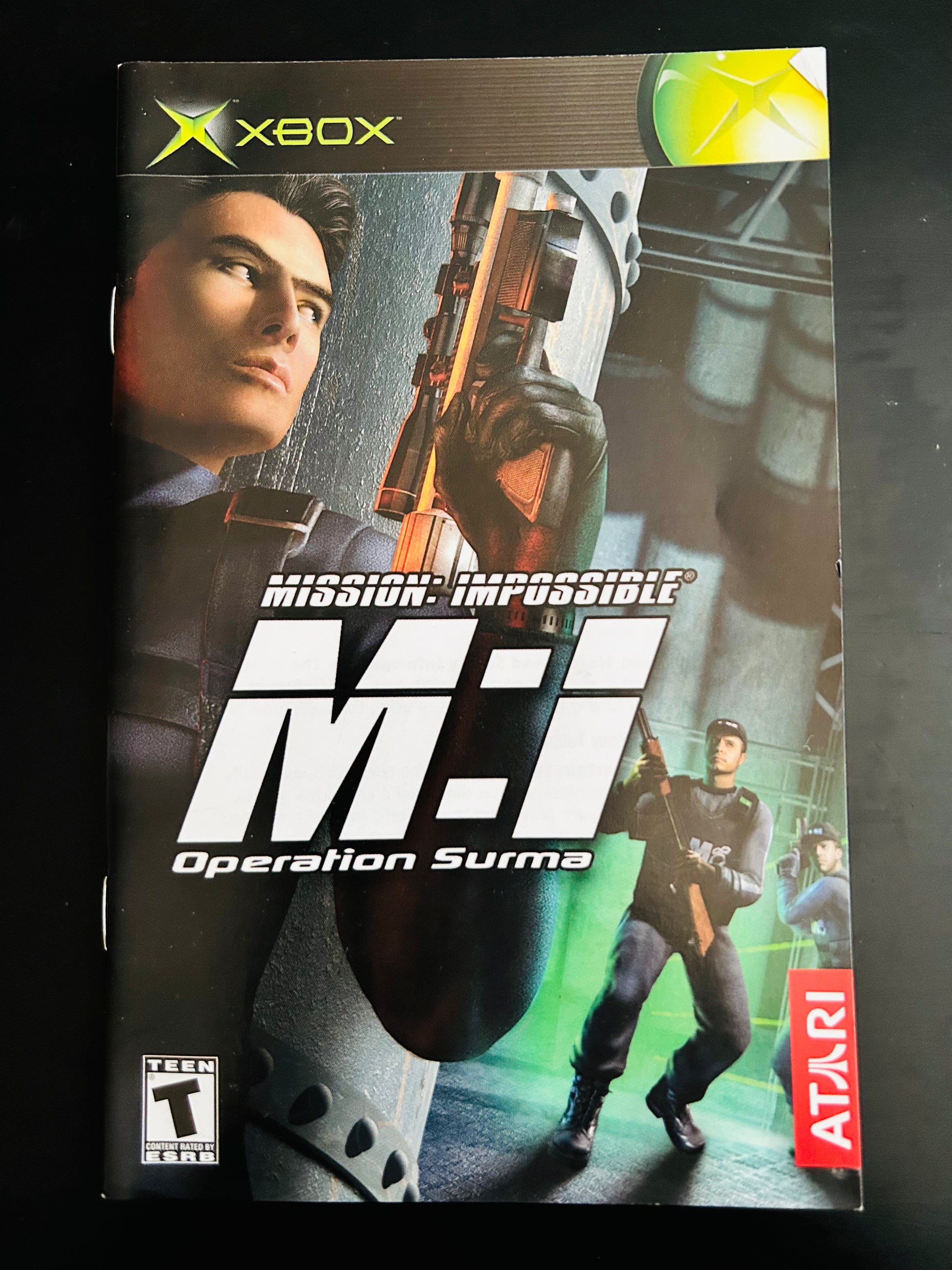 Mission Impossible Operation Surma for Xbox Manual Only Cover Art - WOI Solutions
