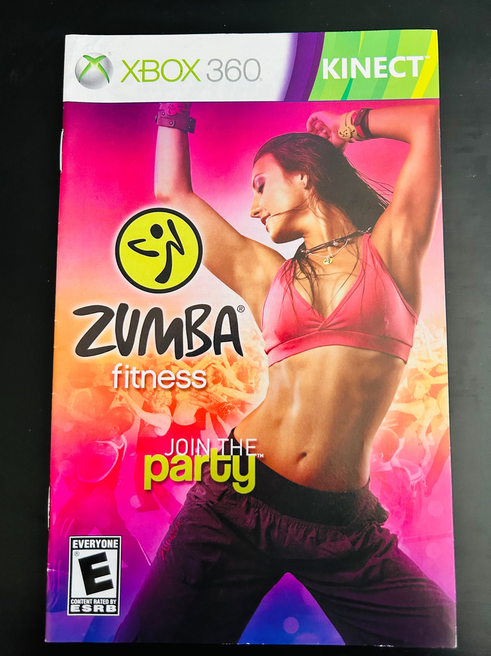 Zumba Fitness for Xbox 360 Manual Only Cover Art - WOI Solutions