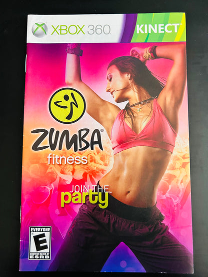 Zumba Fitness for Xbox 360 Manual Only Cover Art - WOI Solutions