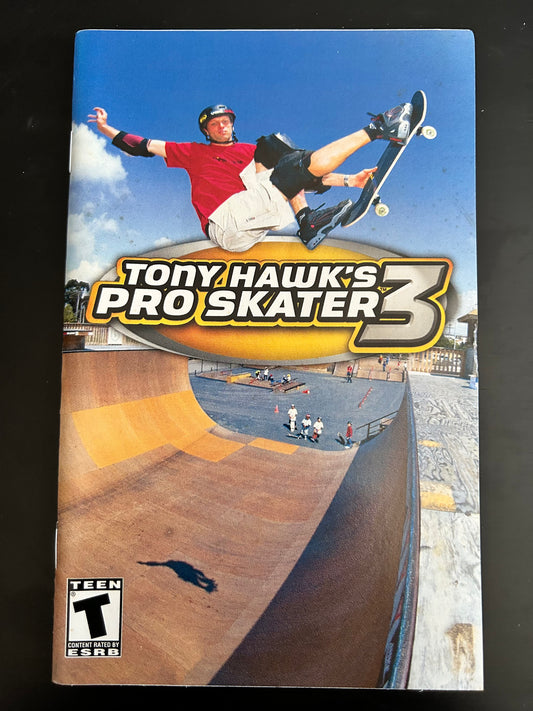 Tony Hawk’s Pro Skater 3 for PS2 Manual Only Cover Art - WOI Solutions