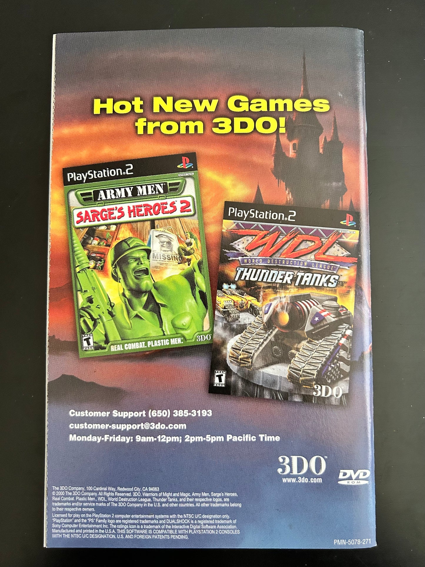 Warriors of Might and Magic for PS2 Manual Only Cover Art - WOI Solutions