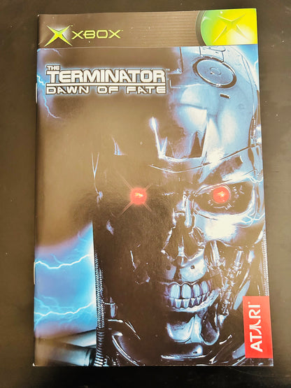 Terminator Dawn of Fate for Xbox Manual Only Cover Art - WOI Solutions