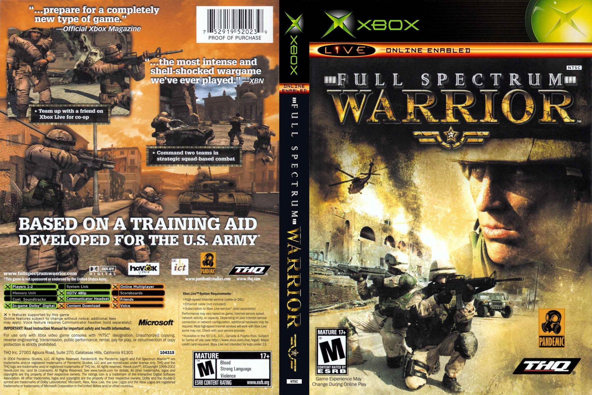 Full Spectrum Warrior Cover Art - WOI Solutions