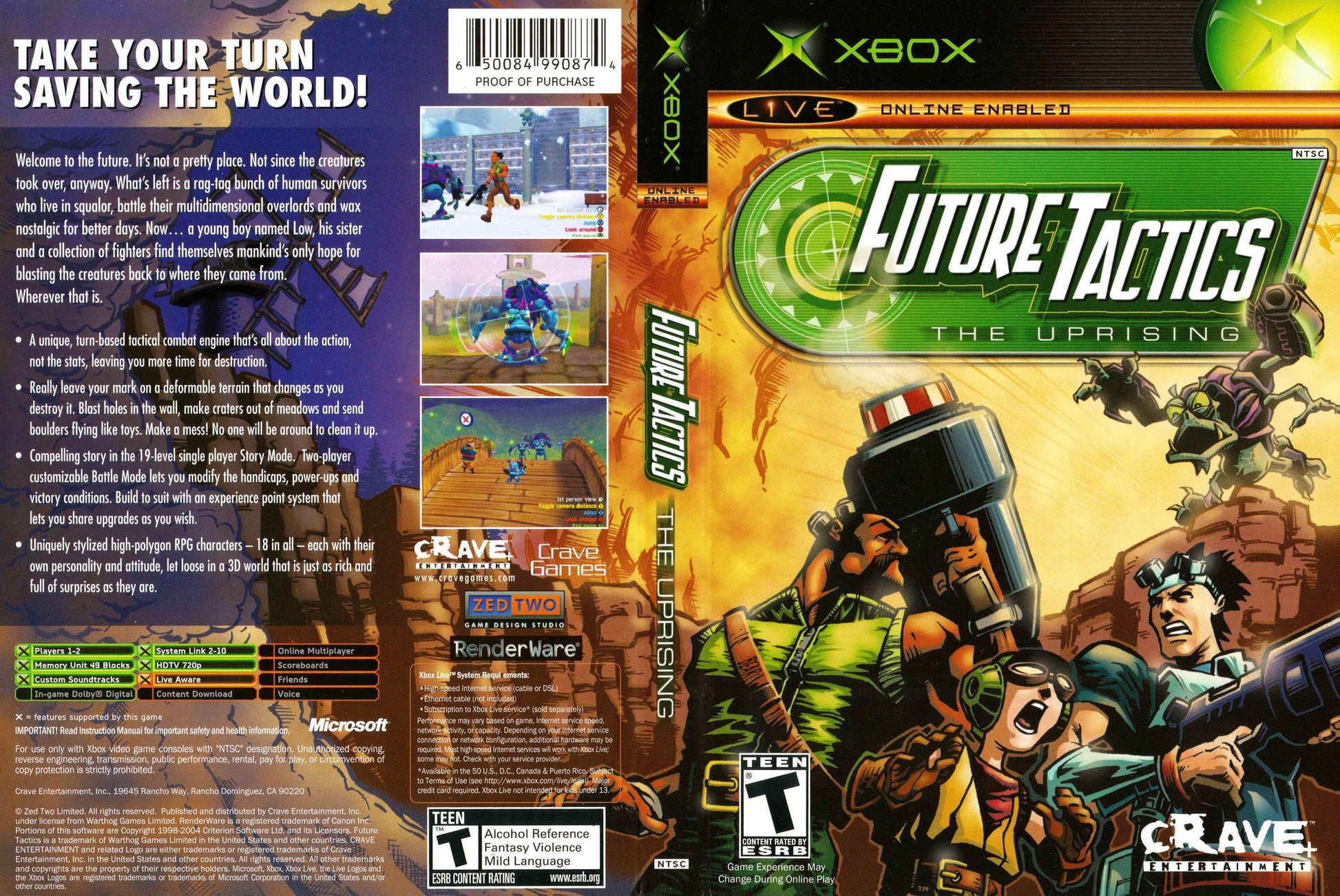 Future Tactics The Uprising Cover Art - WOI Solutions